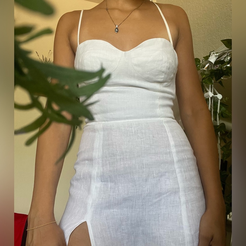 Reformation Nebraska Linen Dress